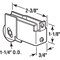 Prime-Line 1-1/4 in., Steel, Sliding Door Roller Assembly with Steel Ball Bearings (Single Pack) D 1515 - alternate 4